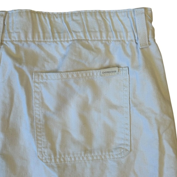 Denizen From Levi's Loose A-Line Shorts Size 16 Off-white/white - Picture 6 of 10